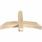 Ekena Millwork Bellingham Rough Sawn Timber Gable Bracket, Douglas Fir, 36"W x 21"H x 4"D x 4"F, 14/12 Pitch GBW036X21X0404BEL00RDF - alternate 2